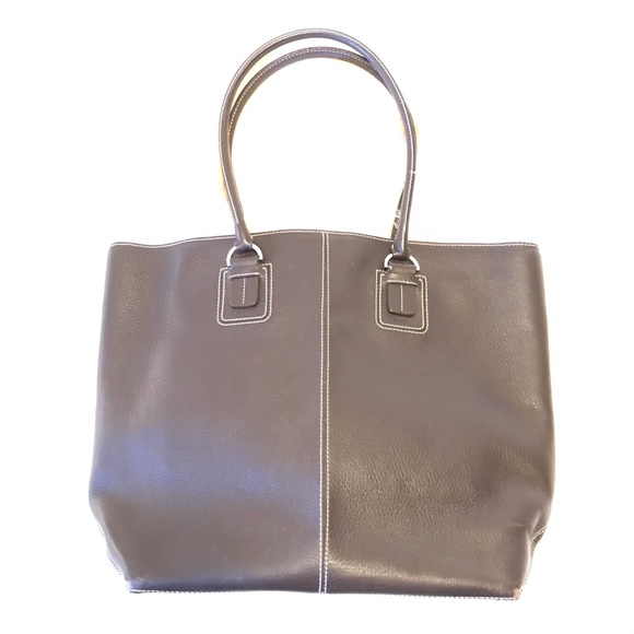TOD’S Brown Leather Tote Bag - Picture 1 of 8